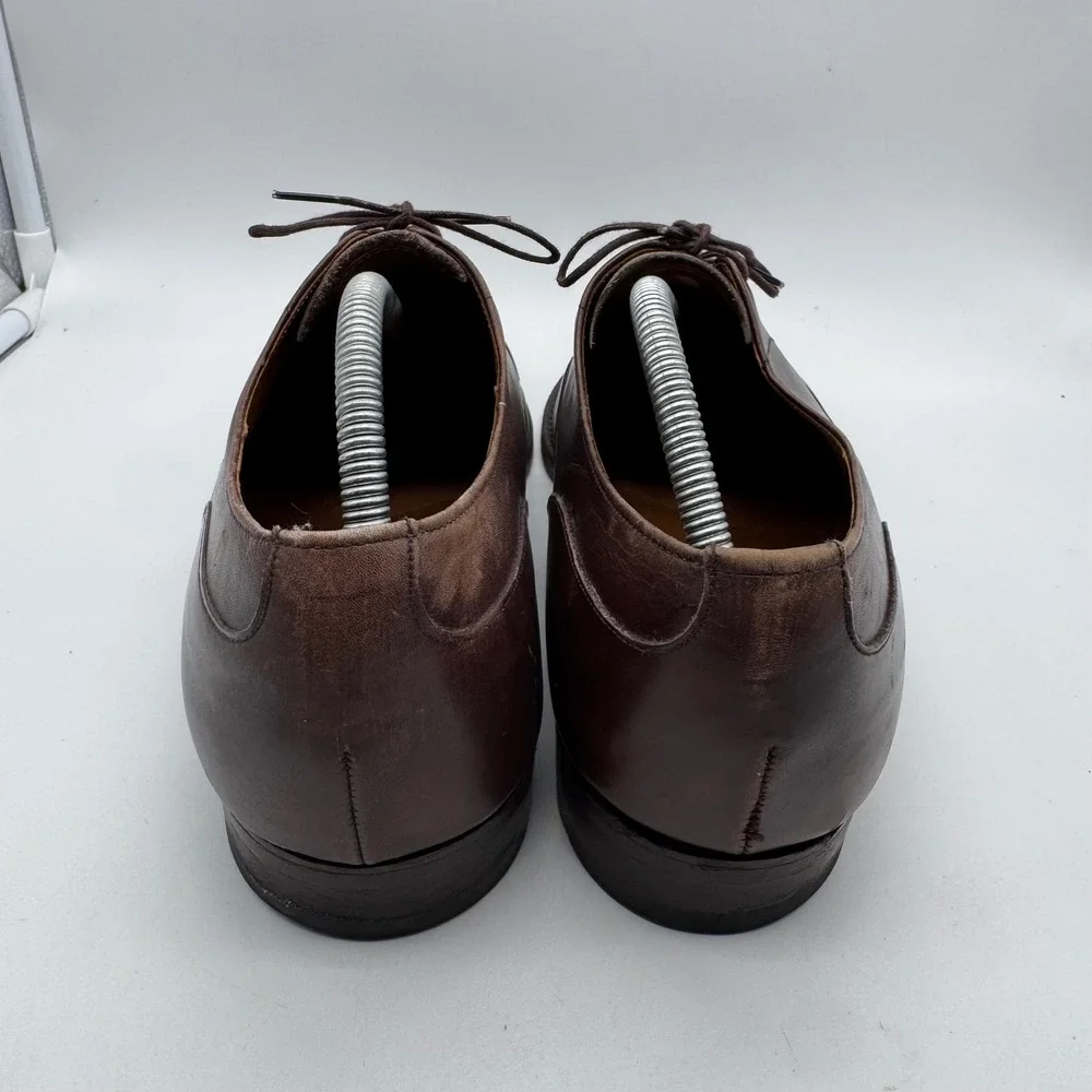 Royal Tweed Cheaney of England Mens Brown Leather‎ Oxford Dress Shoes